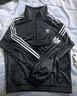 adidas宽松日常舒适运动夹克外套男女春季新款阿迪达斯官方三叶草   黑色（推荐选大一码)   XS 实拍图