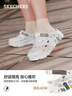 斯凯奇（Skechers）七夕情人节礼物洞洞鞋女鞋夏季厚底泡泡鞋沙滩鞋凉鞋包头凉拖鞋 实拍图