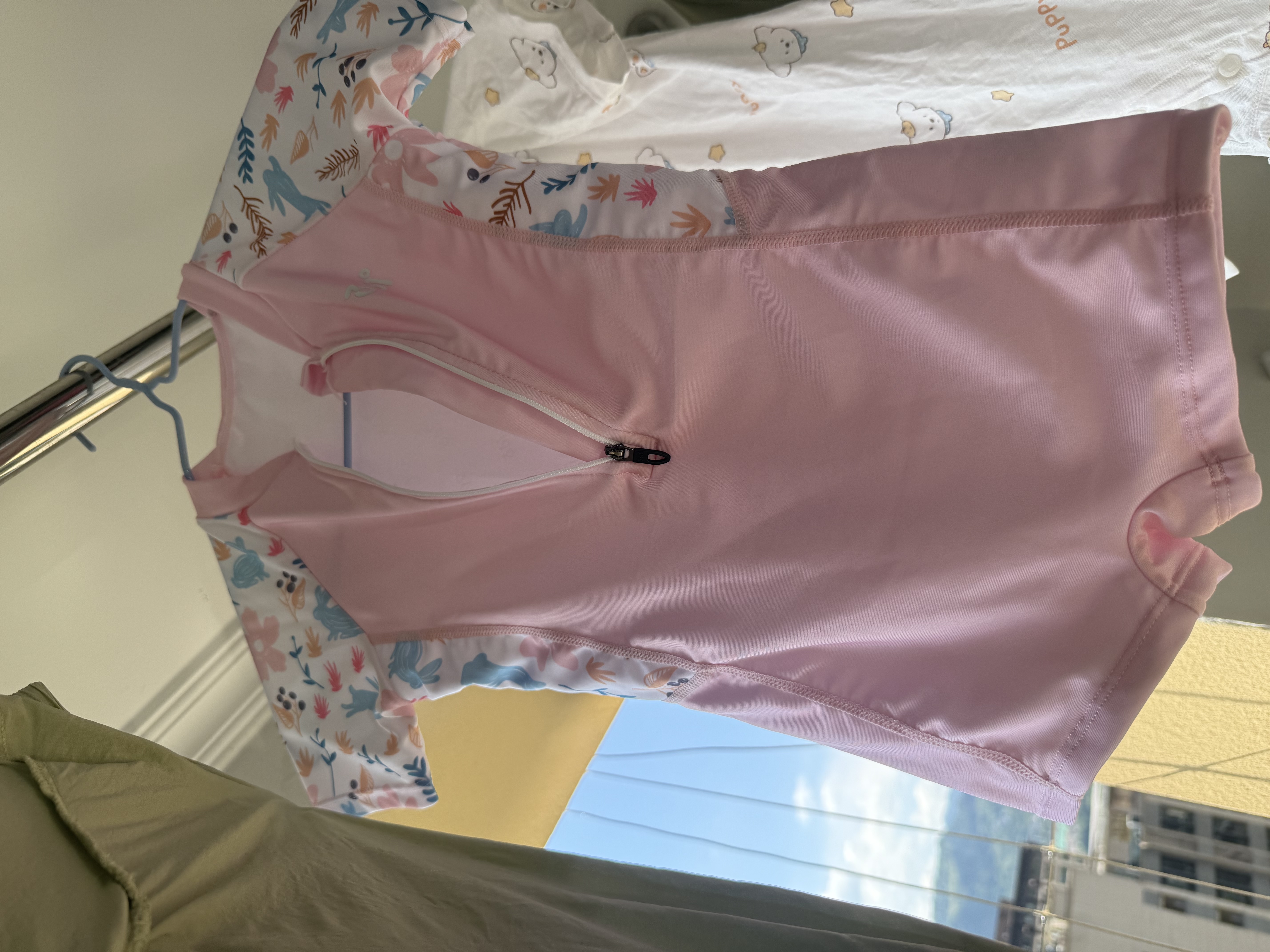 361°儿童泳衣女中小童连体短袖短裤夏季泳装专业学游泳快干温泉游泳衣 实拍图