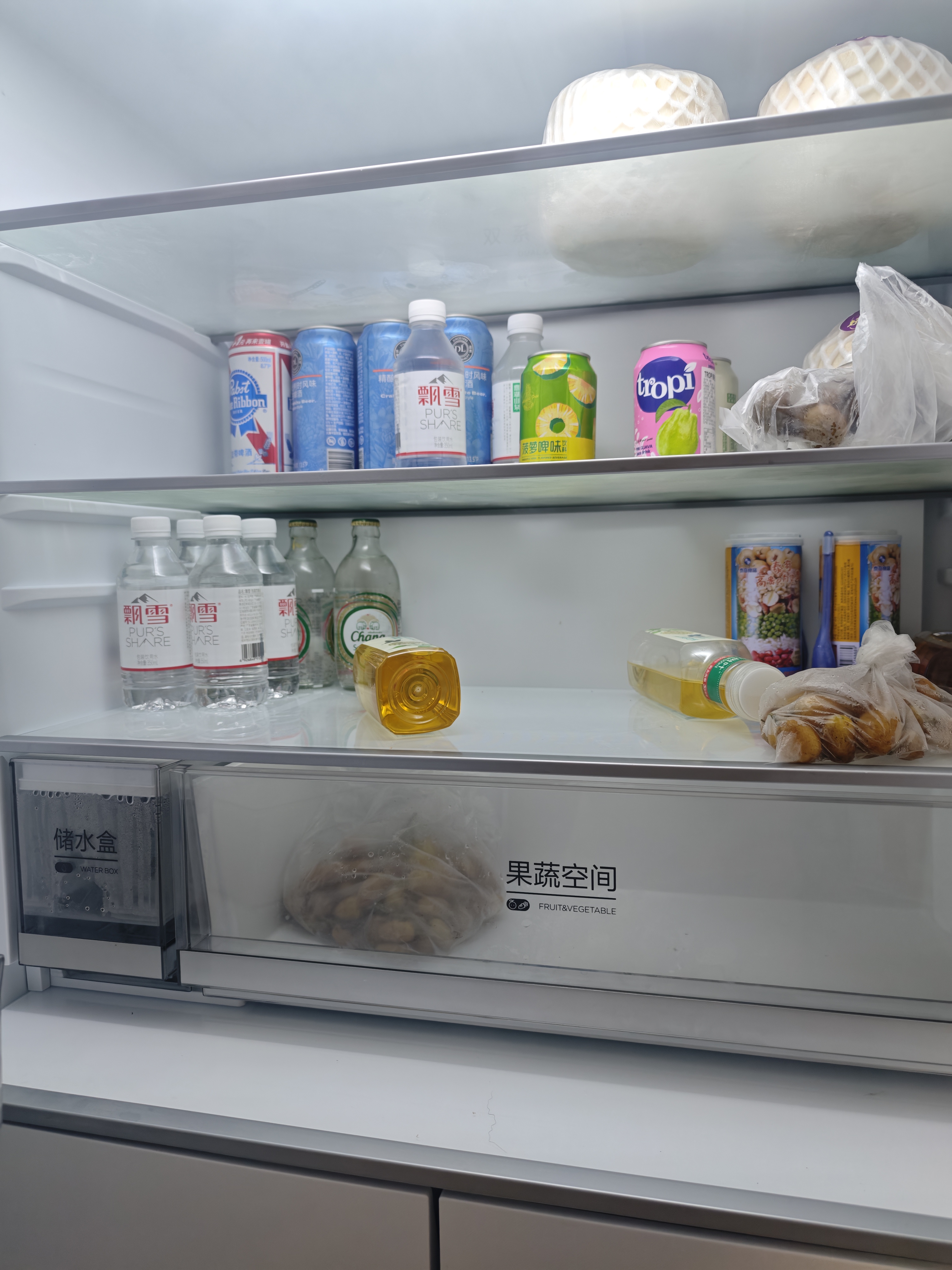 美的（Midea）机皇513升十字门冰箱超薄零嵌入自动制冰机双系统2.0双净化520姐妹款MR-539WUSIPZE 实拍图