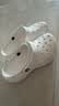 卡骆驰（CROCS）白鹿同款云朵洞洞鞋|206750 白色-100 37/38(240mm) 实拍图