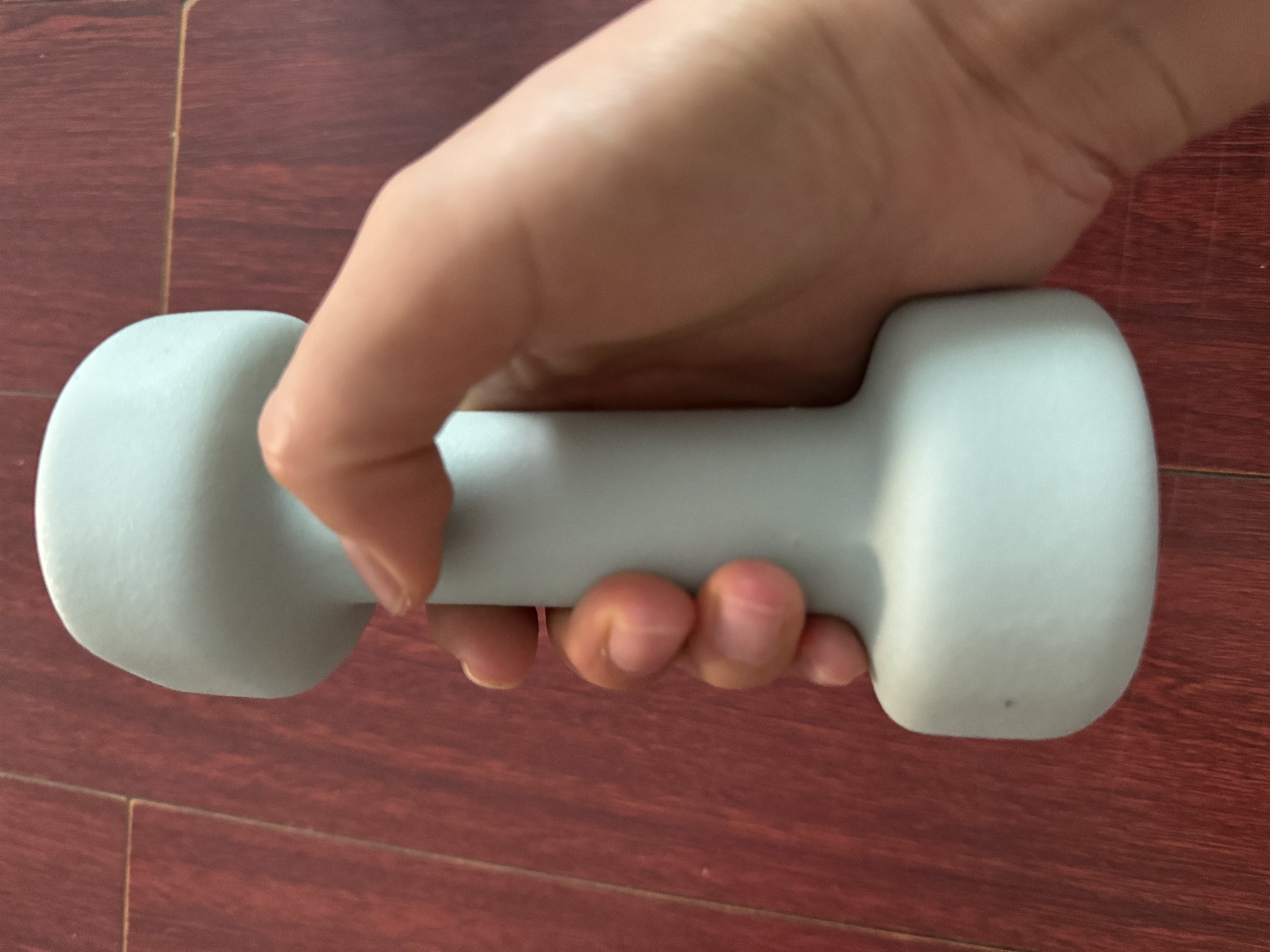 Keep哑铃女士健身家用彩色浸塑环保手铃亚铃全身塑形浅绿1.5kg*2 实拍图