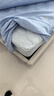 无印良品A类夹棉全棉床笠单件 1.5x2米床罩床垫遮盖物全包床笠 蓝 实拍图