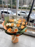 艾斯维娜鲜花速递11朵玫瑰花束送女友生日礼物全国同城配送 11朵香槟玫瑰花束-推荐款 实拍图