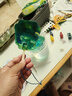 麦趣星球科答鸭儿童玩具非遗手工扇子制作漆画颜料迷你漆扇套装儿童节礼物 实拍图