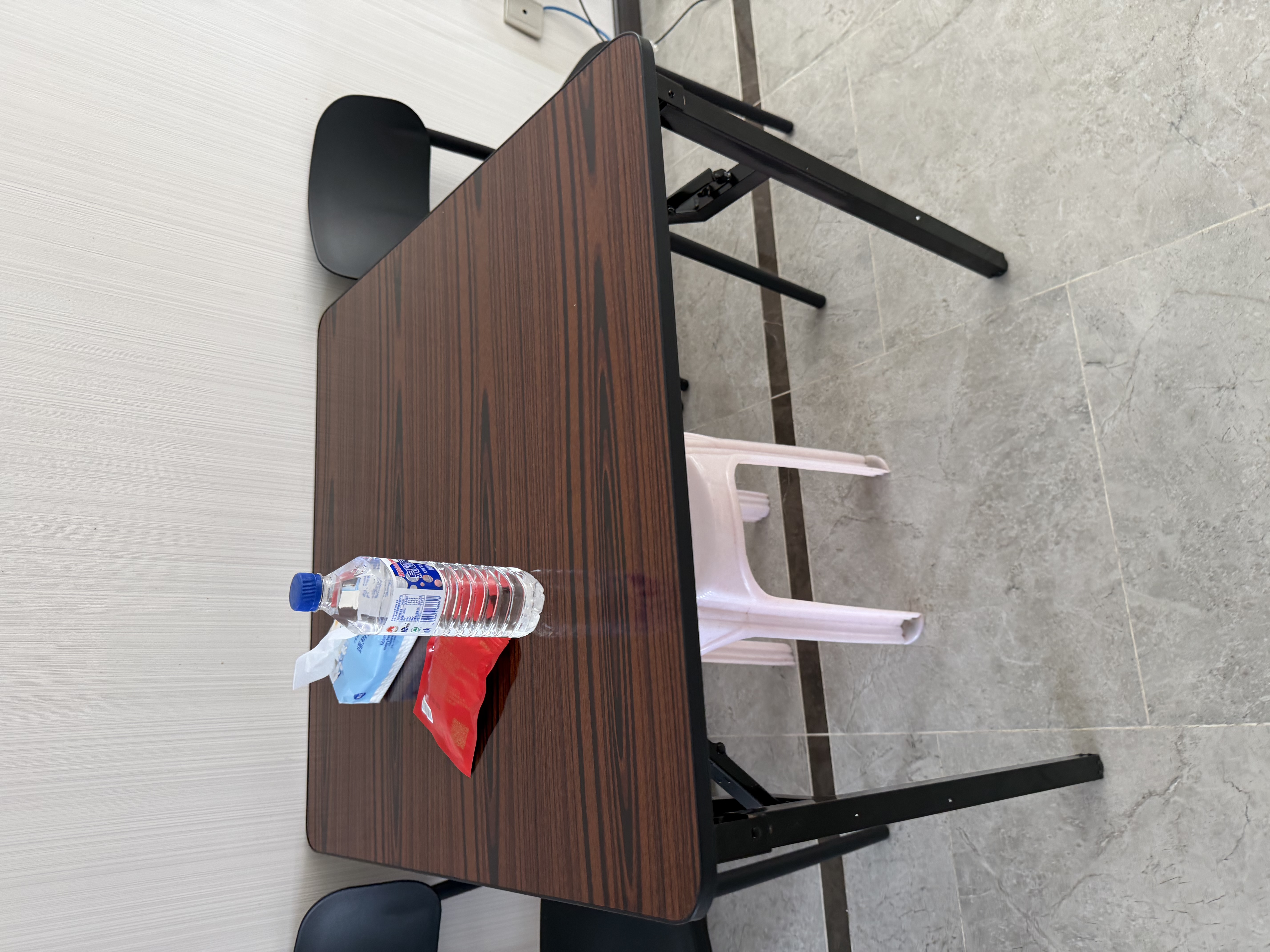 卓博餐桌折叠桌子家用饭桌麻将桌掼蛋桌电脑桌书桌方桌BZP7胡桃色80cm 实拍图