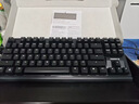CHERRY樱桃MX1.1黑曜极光 机械键盘87键 游戏键盘 有线键盘 悬浮式无钢结构 RGB灯效 黑色红轴 实拍图