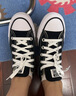 匡威（Converse）All Star夏季经典帆布男女低帮休闲运动鞋黑色101001 101001/黑色 36.5 实拍图