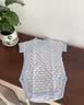 优衣库婴幼儿网眼包臀衣/短袖/1件装宝宝衣服连体衣481772 63 天蓝色 50cm 实拍图
