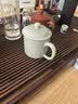 雅瓷汝窑茶杯陶瓷泡茶杯带盖办公会议杯子家用喝水杯礼盒装养正杯 汝窑养正杯 实拍图