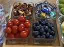 青苹果水果盘分格干果盘家用糖果零食点心果盘四格节日礼盒装 实拍图