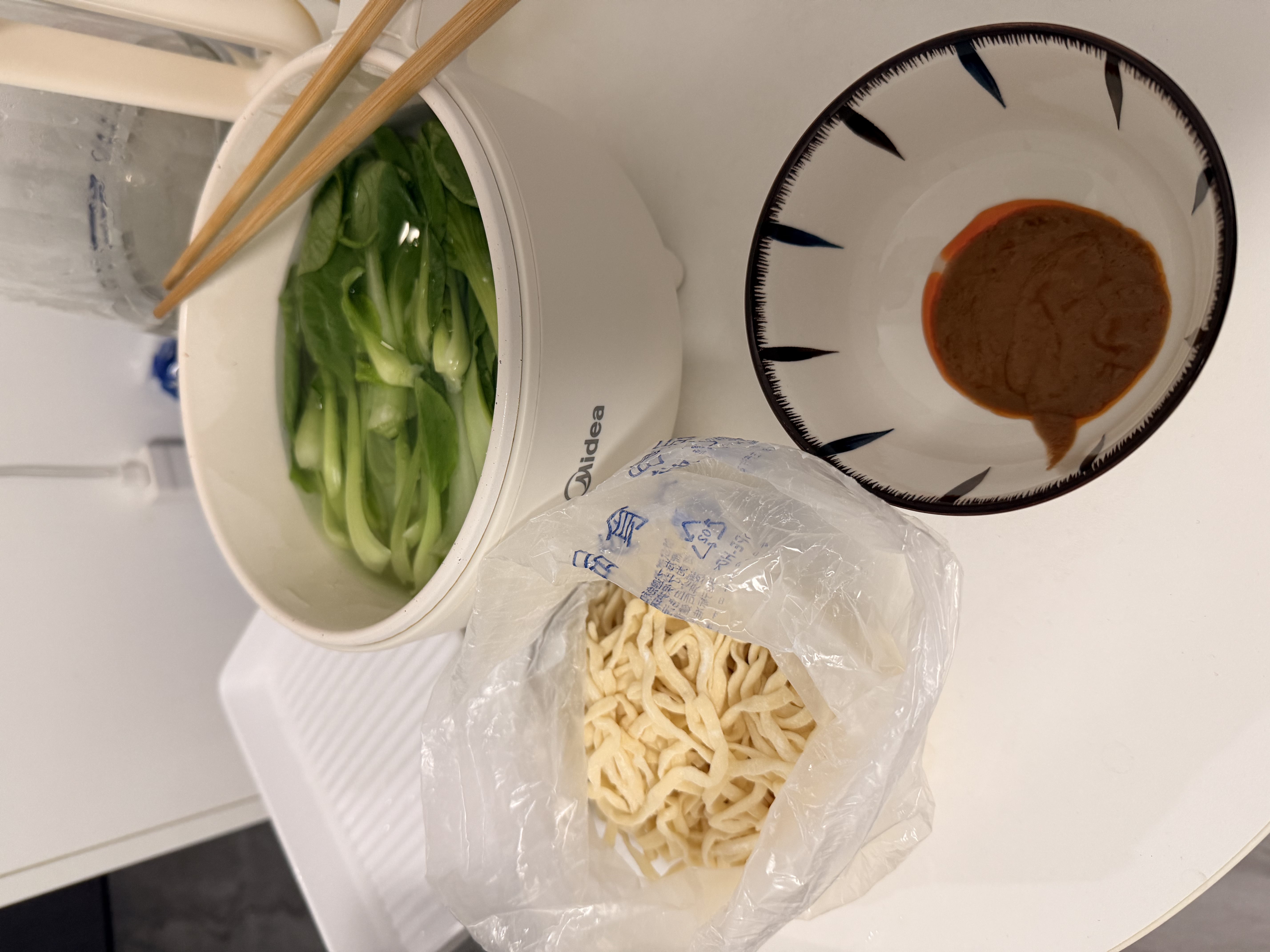 贺川屋日式餐具套装家用釉下彩碗碟套装二人食 8头优雅线条 实拍图