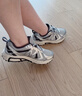 NEW BALANCE NB410官方夏季男鞋女鞋情侣越野户外鞋网面透气复古休闲运动鞋 浅灰色/银色 宽鞋楦2E MT410KR5 40.5 (脚长25.5cm) 实拍图