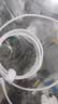 贝尔金（BELKIN）苹果充电线 数据线type-c 苹果17充电 手机快充线 USB-C电源线电脑快充线 2米编织款 白色 CAB024 实拍图
