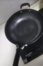 爱仕达（ASD）炒锅铸铁锅不锈无涂层平底家用铁锅炒菜锅32cm燃气电磁炉通用QB 实拍图