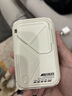 SUIDDY【3C认证丨可上飞机】充电宝自带线带插头器20000毫安大容量Magsafe快充移动电源适用苹果华为小米 2万毫安时【自带线+磁吸+AC插头】米白色 实拍图