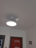 欧普照明（OPPLE）风扇灯护眼全光谱智控空调Ra95餐厅护眼电风扇卧室灯36寸 冰风白 实拍图