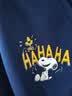 史努比（SNOOPY）童装儿童裤子男童卫裤中大童运动裤春装 大笑/藏青 120 实拍图