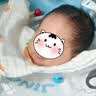 鲸保婴儿游泳圈0-3个月脖圈 新生儿游泳圈宝宝洗澡颈圈K5012蓝色中码 实拍图