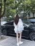 瑞潮书包女初中生ins风小众韩系少女外出高中生大容量双肩包学生背包 灰色【波点星星】 大号 实拍图
