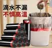 家用便携茶渣桶专用垃圾袋抽绳茶渣袋手提式 45*50cm20只黑色【1卷】 实拍图