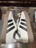 adidas「T头鞋」BARREDA板鞋德训鞋男女阿迪达斯轻运动 灰色/黑色/树脂黄   41 实拍图