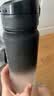 京东京造运动水杯 tritan水杯运动水壶大容量外出方便携带 黑白渐变800mL 实拍图