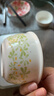家用大号微波炉专用碗盘碟子加热耐热器皿耐高温用具陶釉下彩精致 4.5英寸繁华碗1个装【绿色】 实拍图