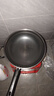 九阳（Joyoung）炒锅不粘锅304不锈钢蜂窝耐磨平底炒菜锅炉灶通用32cm可视可立盖 实拍图