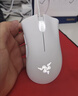 雷蛇（Razer）炼狱蝰蛇标准版有线鼠标 人体工学  电竞游戏 右手通用型 吃鸡/LOL/CS GO游戏鼠标 白色 实拍图