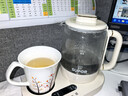 olayks立时迷你养生壶组合套装花茶壶 煮茶壶 0.8L办公室加热恒温杯垫二合一小型一人烧水壶煮茶器 实拍图