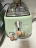 德龙（Delonghi）面包机 复古家用小型吐司机烤面包片 加热解冻三明治早餐多士炉 CTO2003.VGR 橄榄绿 礼物 实拍图