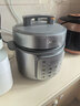 美的（Midea）有钛青瓷0涂层营养蒸电压力锅5L 智能预约多功能一体高压电饭锅MY-E5811G家用4-6人开盖火锅电饭煲 实拍图