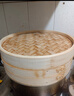 拜杰竹蒸笼 家用小笼包蒸笼屉 点心蒸笼手工艺竹蒸笼30cm 2层1盖 实拍图