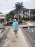 洁丽雅（Grace）7A抗菌儿童浴巾斗篷带帽浴袍吸水宝宝洗澡厚男女童可穿可裹 粉色 实拍图