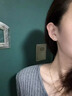 戚小米S999纯银天然淡水珍珠耳钉女养耳洞小耳环睡觉免摘高级耳骨钉耳饰 4mm白色珍珠耳钉一对【999足银】适合养耳 实拍图
