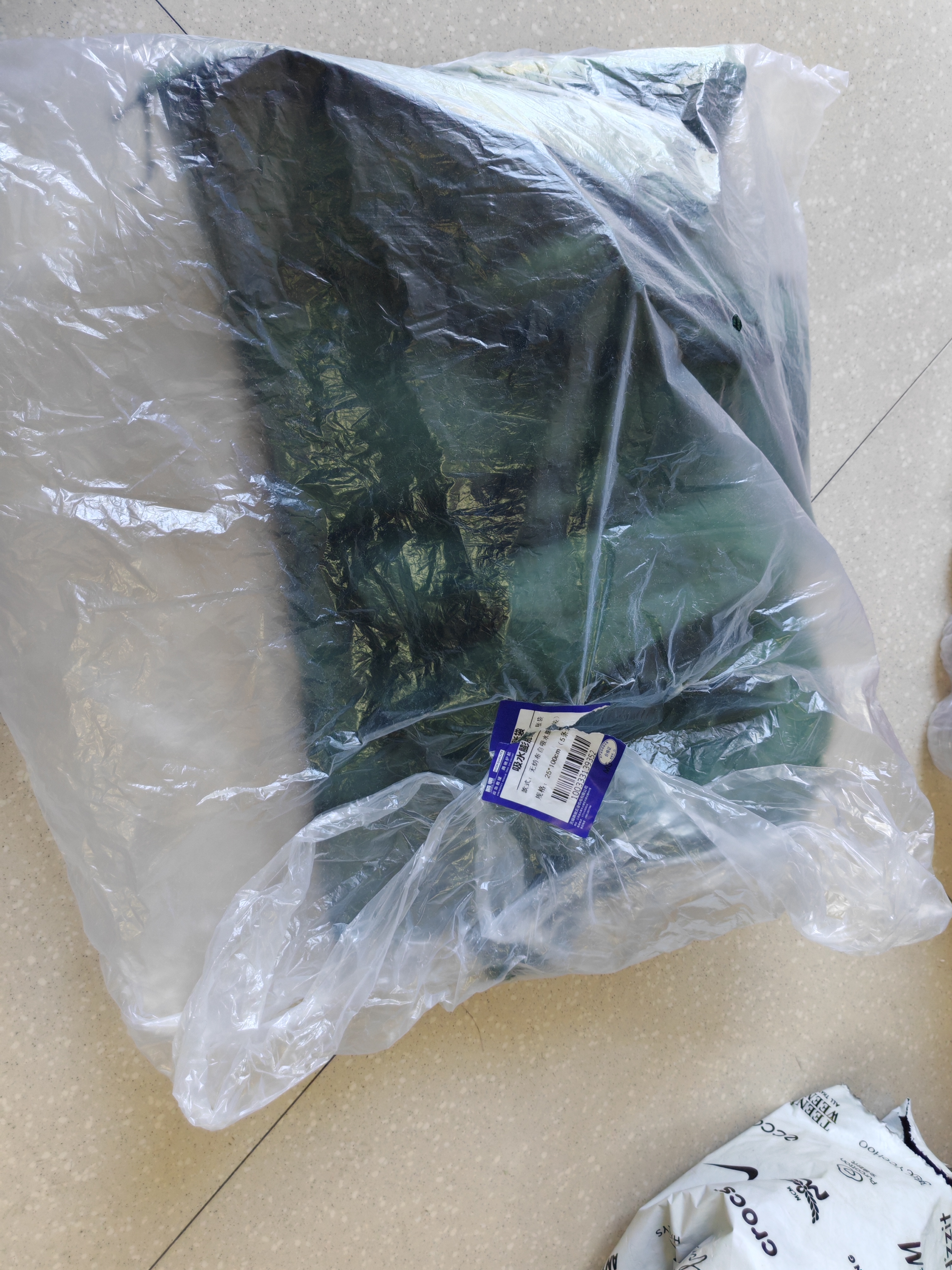 腾驰吸水膨胀袋免装沙防汛专用沙袋防洪挡水袋防汛物资25*100 5条 实拍图
