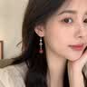真因南红玛瑙祥云耳环女2026年新款爆款新中式耳钉国风七夕礼物送女友 实拍图