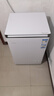 海尔（Haier）100L单温小冰箱冰柜小型家用小冰柜冷柜冷冻冷藏转换一级能效深冷减霜大容量BC/BD-100GHW9D 实拍图