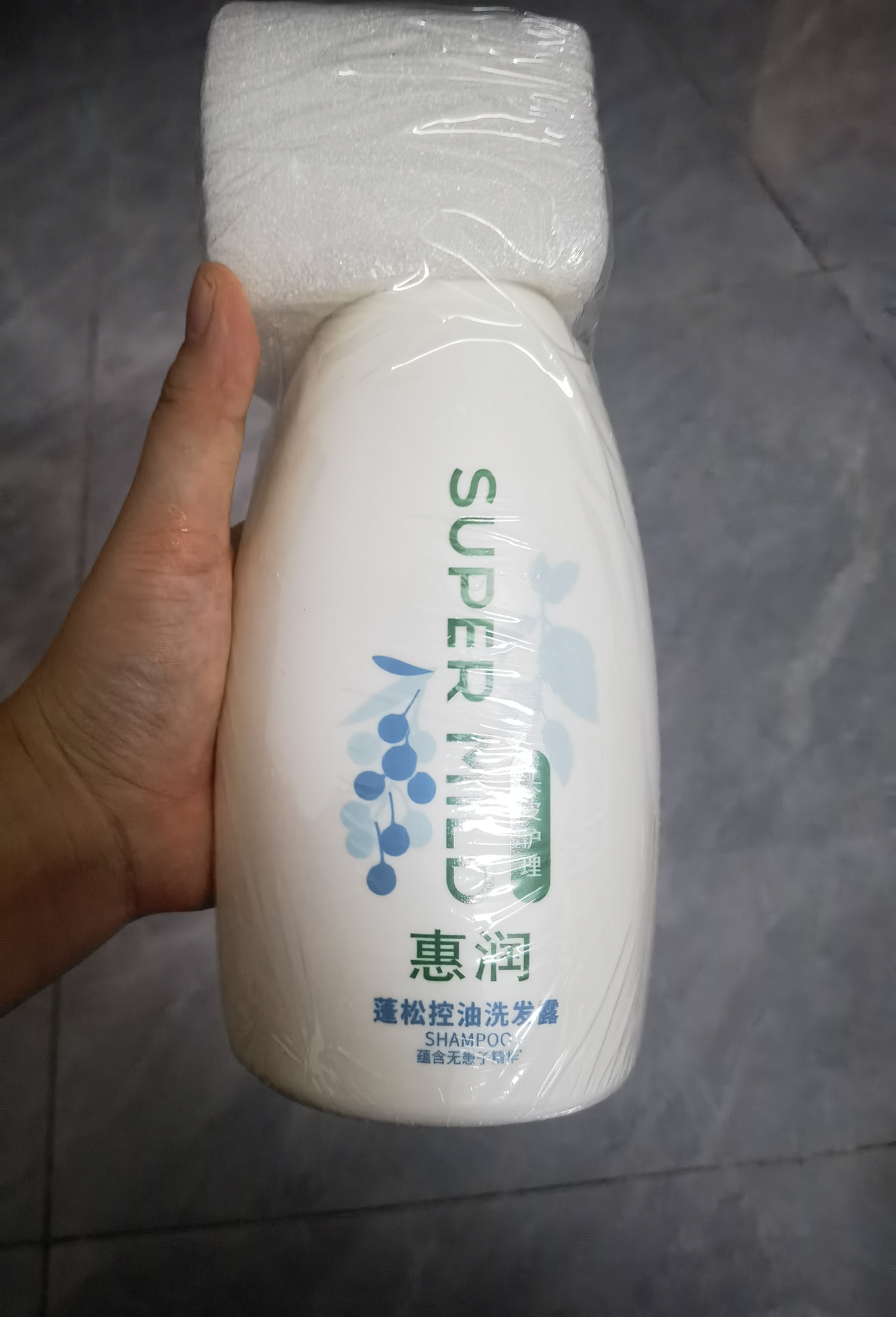 惠润（SUPER MiLD）蓬松控油洗发水 改善油扁塌 无硅油男女洗发露 600ml京东自营 实拍图