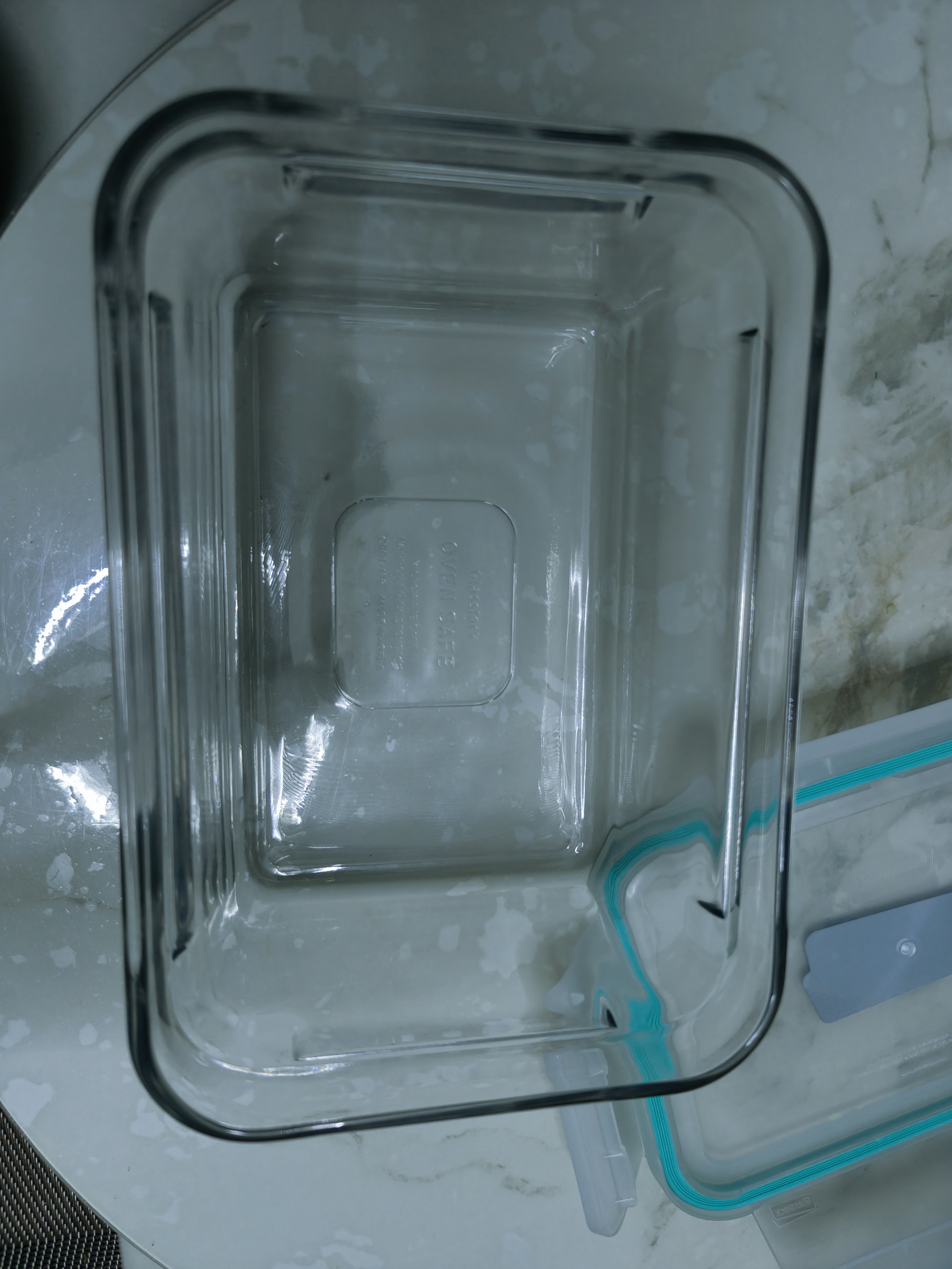 GLASSLOCK保鲜盒大容量玻璃进口饭盒家用耐冷耐热密封便当盒1780ml颜色随机 实拍图
