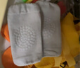 贝瑞加（Babyprints）宝宝护膝地板袜子套装夏季学爬护具儿童学步防摔护肘 2副 蓝灰M 实拍图