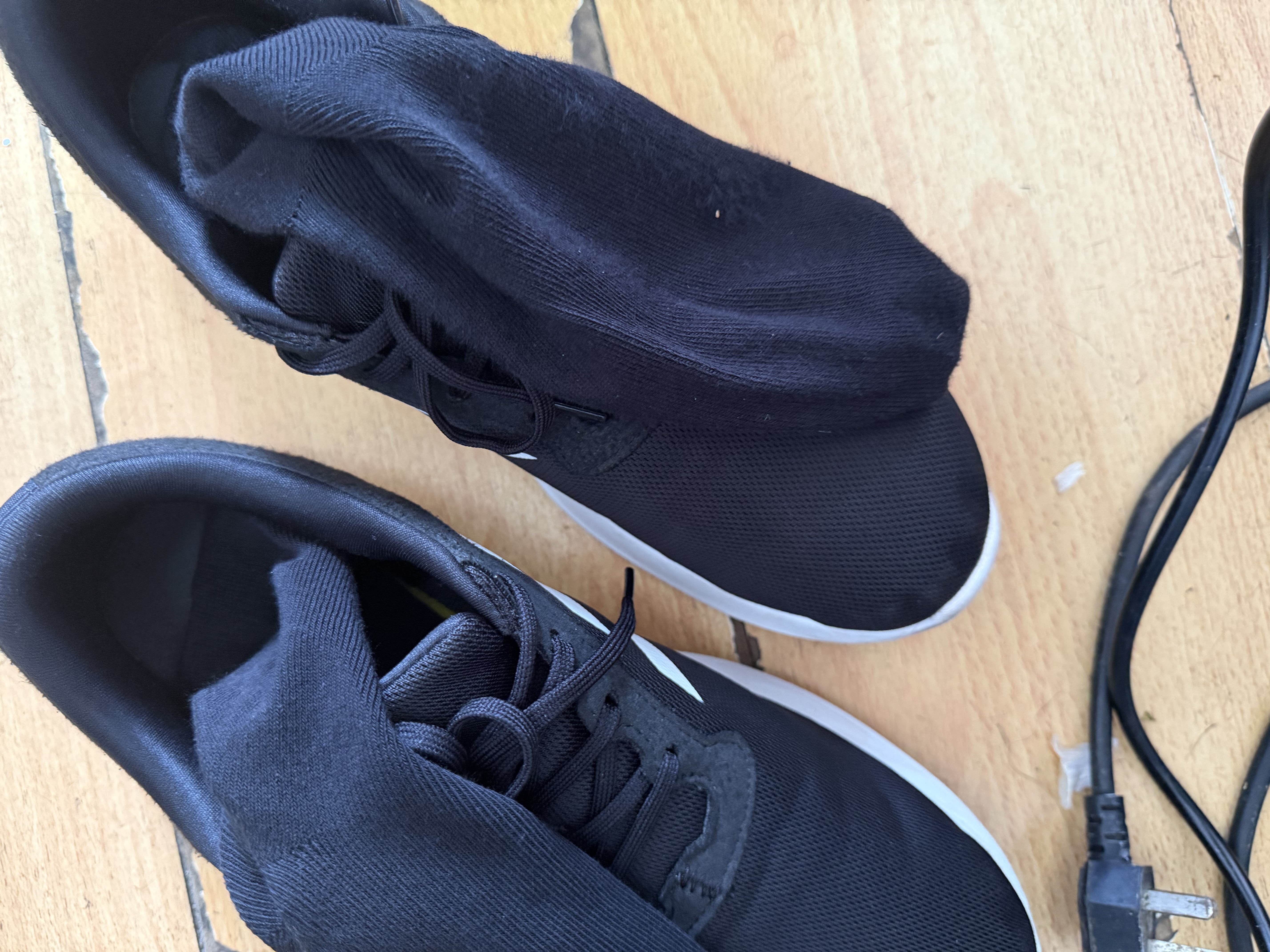adidas CORERACER随心畅跑网面休闲跑步鞋男子阿迪达斯官方轻运动   黑/白 FX3581   45 实拍图