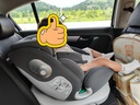 京东京造儿童安全座椅汽车0-6-12岁婴儿宝宝i-Safe双通风 商务舱3.0典雅灰 实拍图