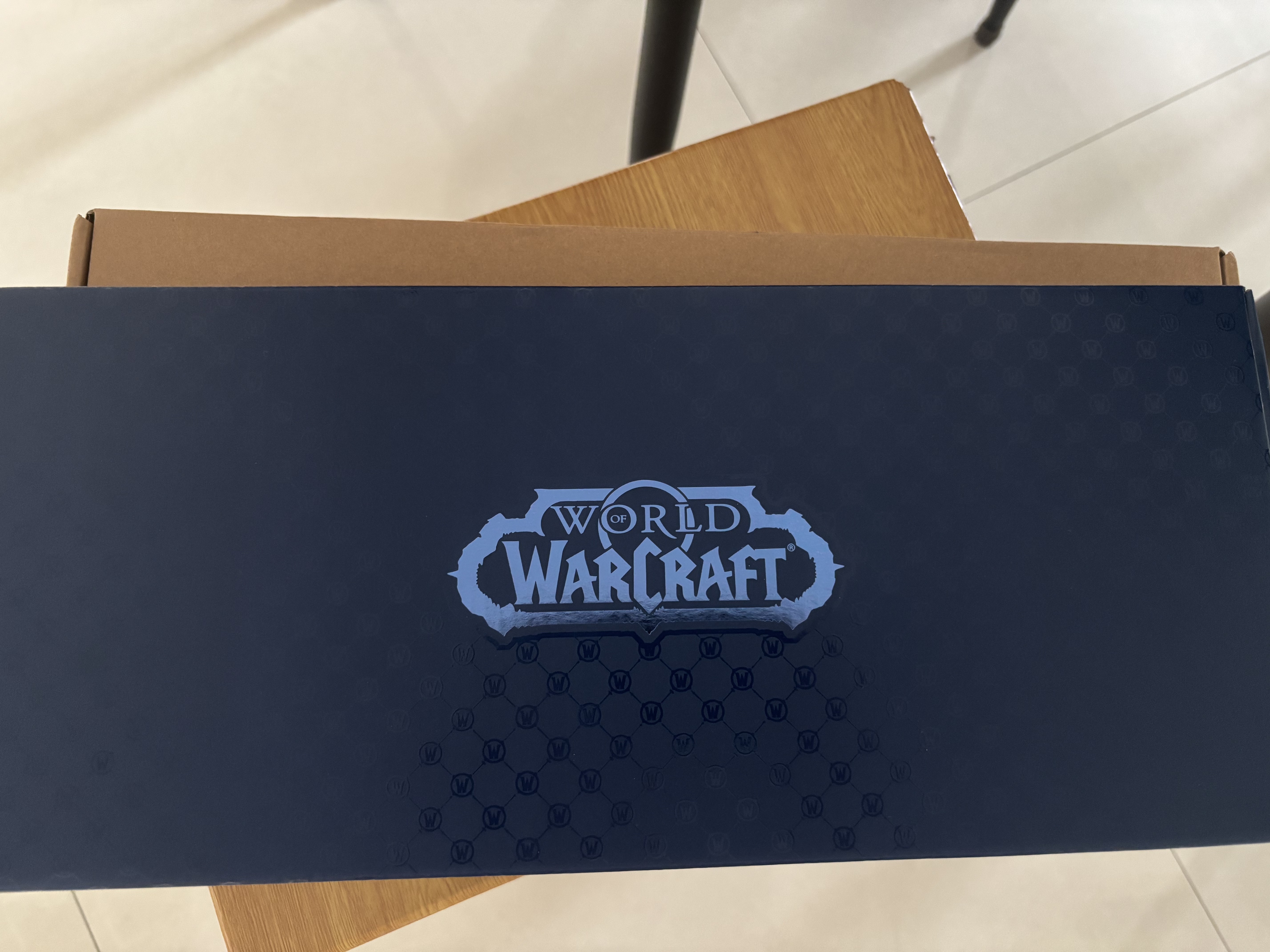暴雪（BLIZZARD）YGM1魔兽世界官方正版游戏电竞有线机械键盘全键无冲热插拔背光定制轴机械键盘-联盟蓝 实拍图