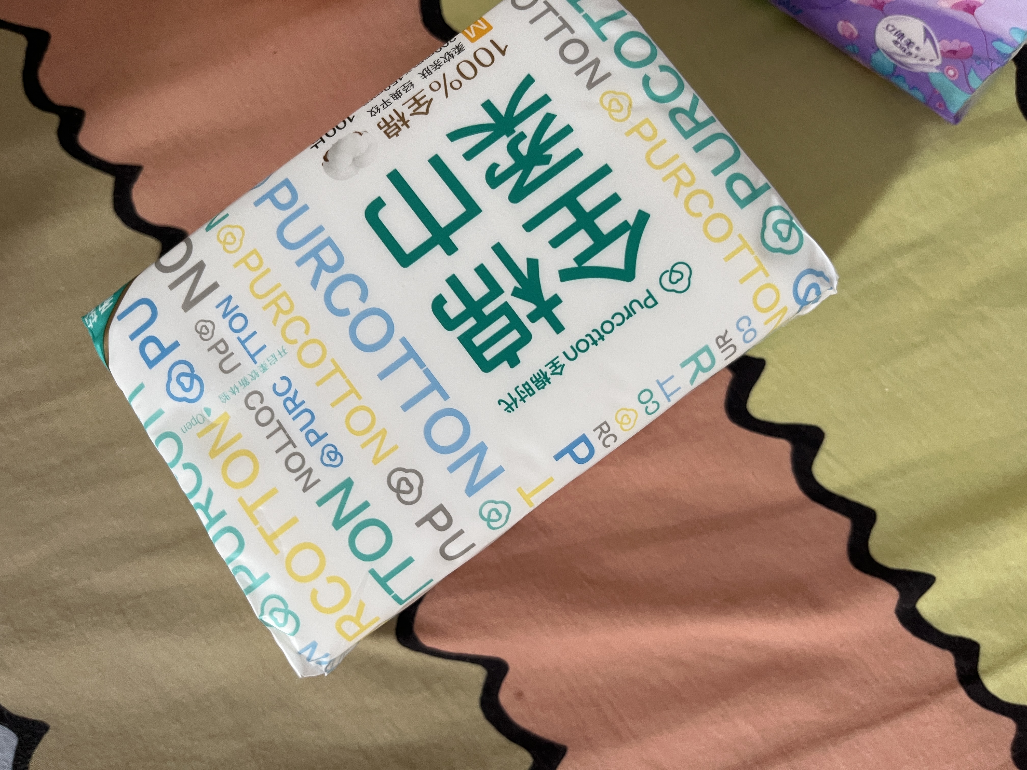 全棉时代婴儿纱布汗巾儿童宝宝开学幼儿园纯棉吸汗25×50cm小狗飞艇热气球 实拍图