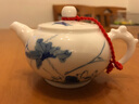 长物居茶壶功夫茶具陶瓷泡茶壶手抓壶景德镇青花瓷小茶壶陶瓷泡茶器家用茶水壶泡茶茶杯茶具壶冲茶沏茶 清荷 实拍图