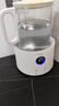 海尔恒温电热水壶1.5L 速热烧水壶煮茶壶冲泡奶粉调奶器 保温除氯不锈钢加热盘电热水壶H207白色 实拍图