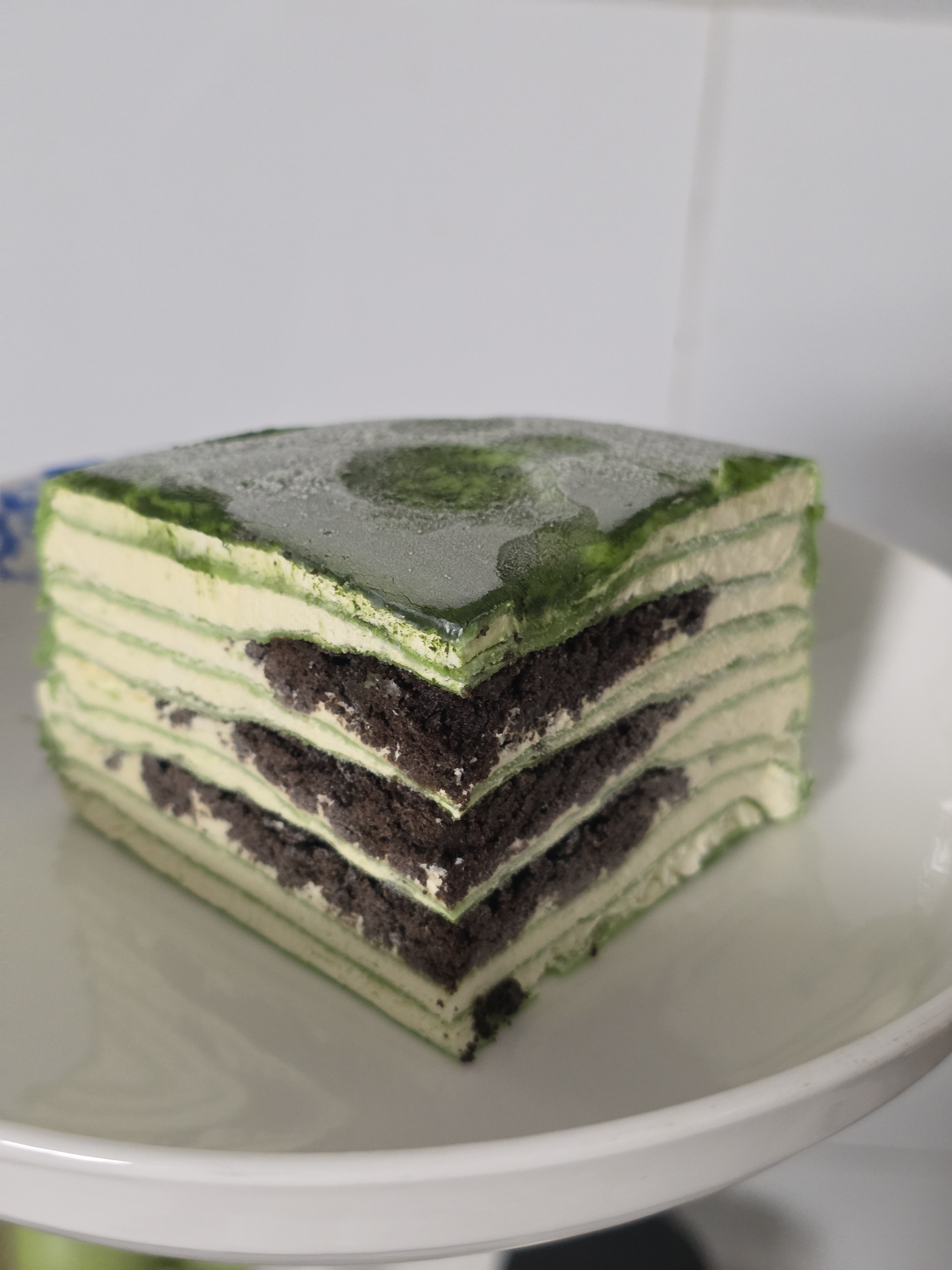 KINHISA抹茶奥奥碎千层蛋糕6英寸420g 动物奶油零食甜品生日蛋糕节日送礼 实拍图