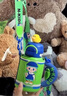 杯具熊（BEDDYBEAR）儿童水杯开口笑保温杯男女小学生宝宝吸管双饮杯子保温保冷送礼物 熊孩子双饮保温杯-coser600ml 实拍图